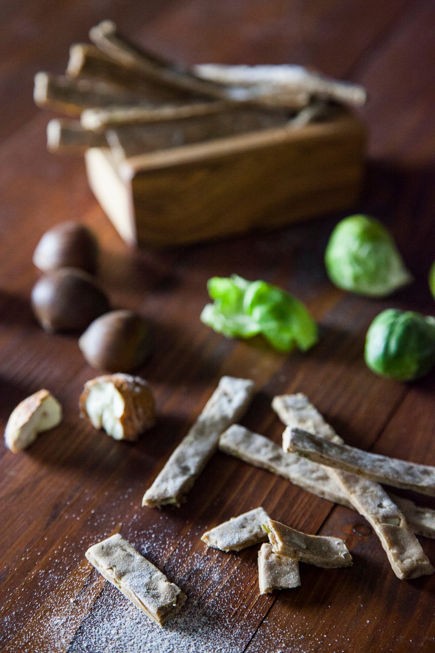 Bastoncini di castagne e cavolini